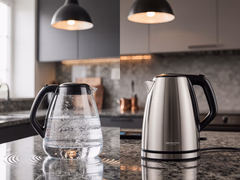 Stable Base Test: Glass vs Steel Electric Kettles